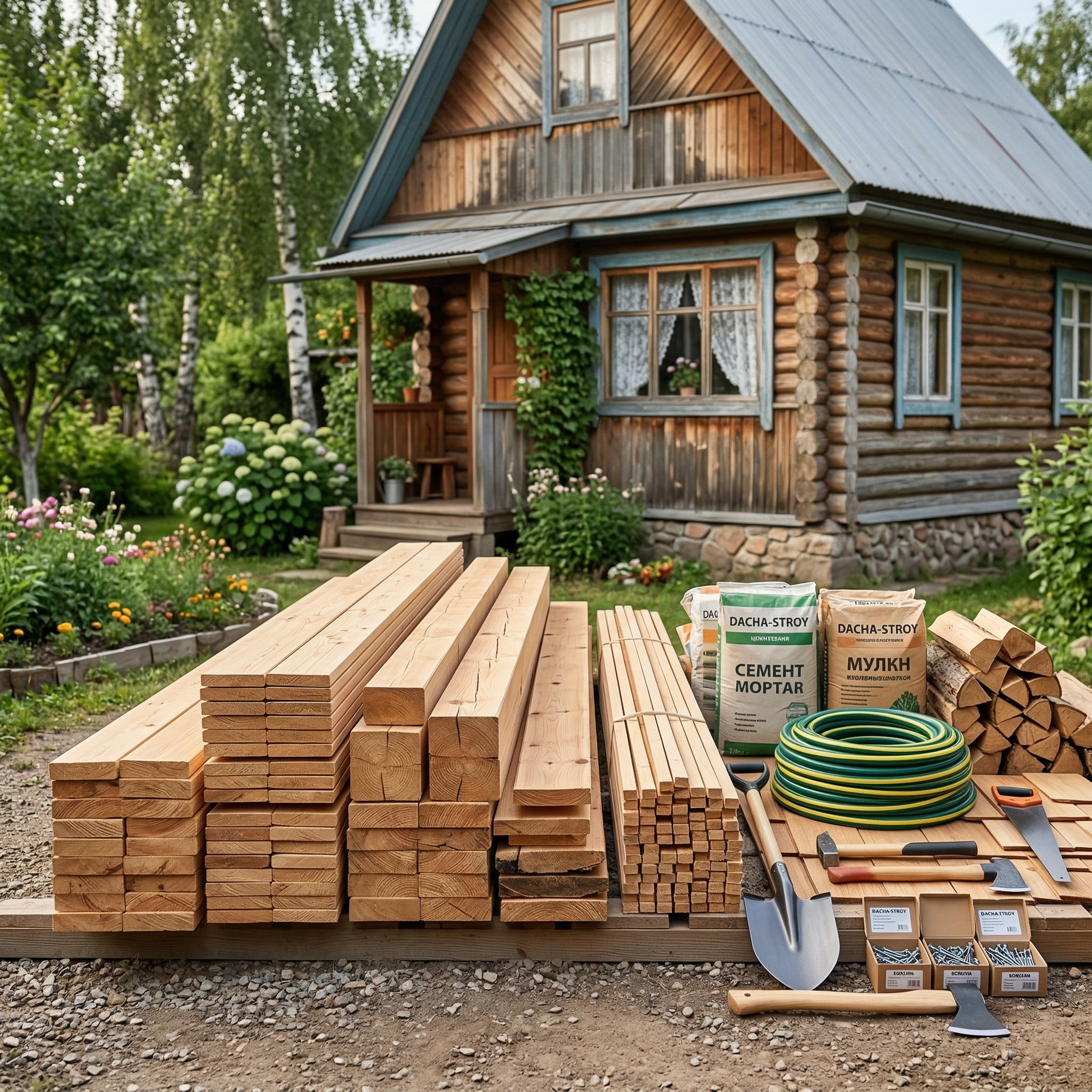 Доставка пиломатериалов на объект